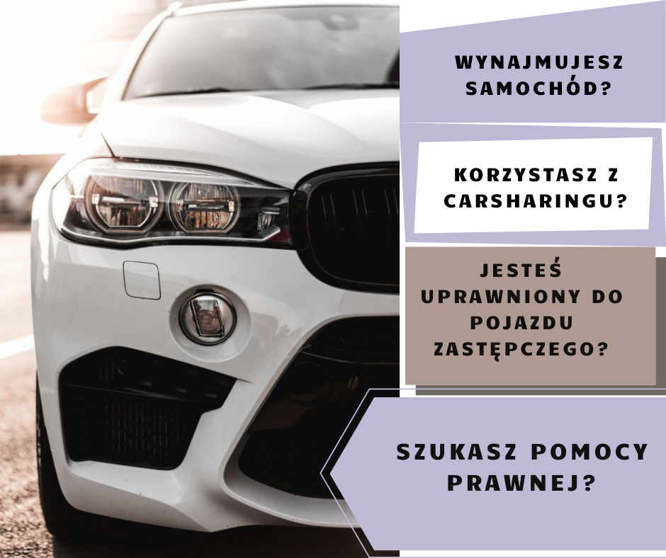 Kancelaria Radcy Prawnego Agata Maksjan-Wójcik / Kompleksowa pomoc związana z najmem, carsharingiem. Wieloletnie doświadczenie.